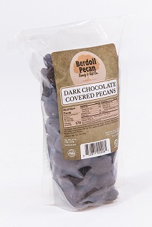 DARK CHOCOLATE COVERED PECANS